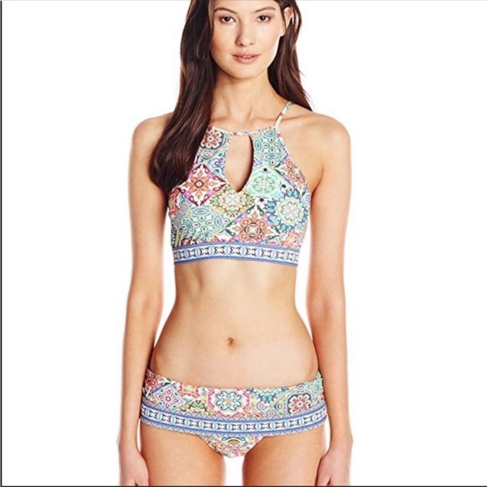 Nanette Lepore Greek Tile bikini top & bottom